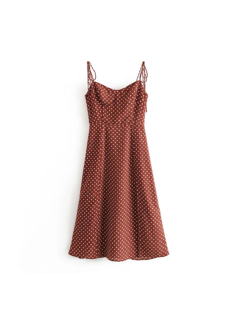 Muse Polka Dot Long Dress