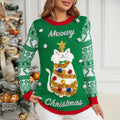 Cristina® | Elia Christmas sweater with a cat motif