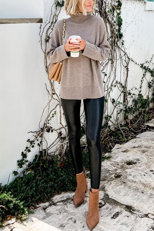 Turtleneck Pullover Sweater