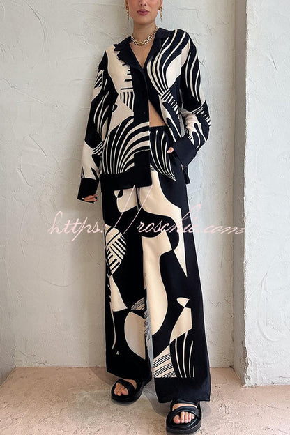 Delightful Elastic Waist Pocketed Wide Leg Drape Pants