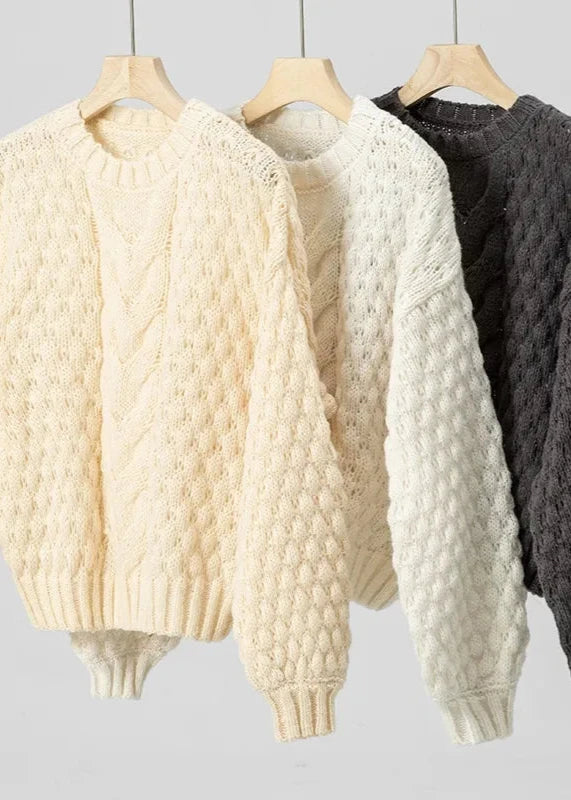 Cozy Knit Cable Sweater