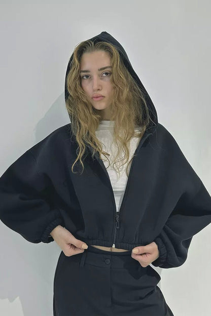 Hooded Short Coat