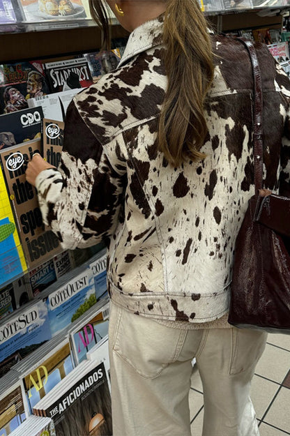 Printed Overshirt Coat