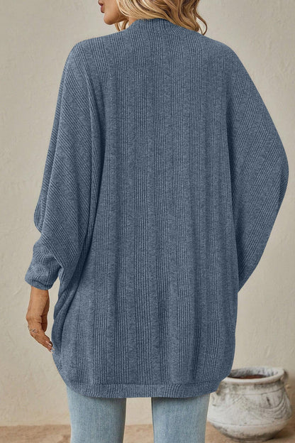 Color Mid Length Cardigan
