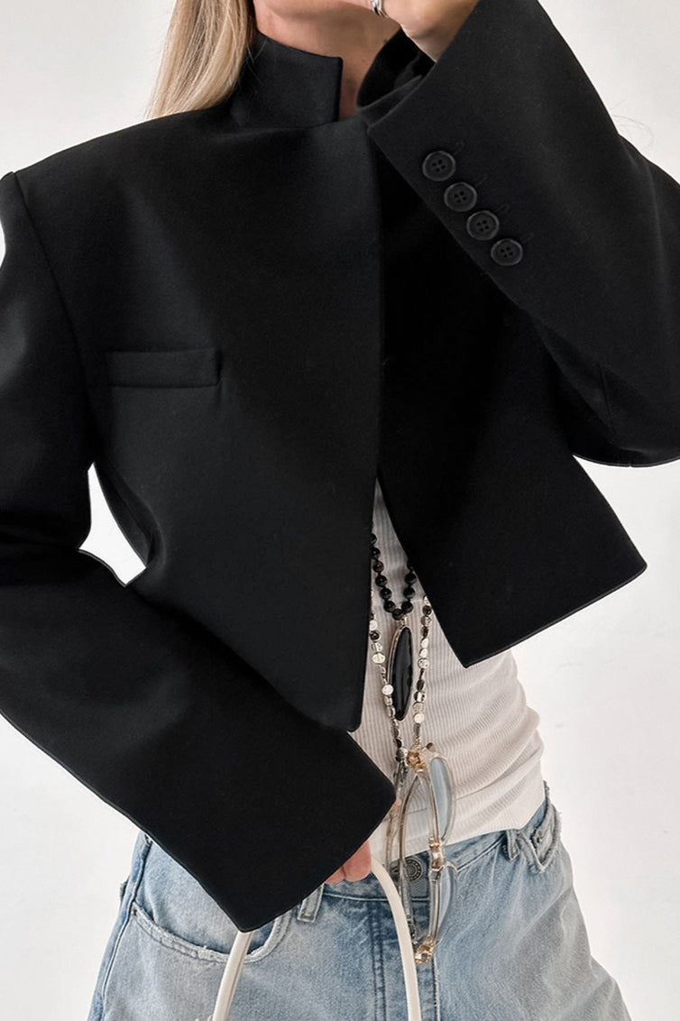 Cropped Suit Coat