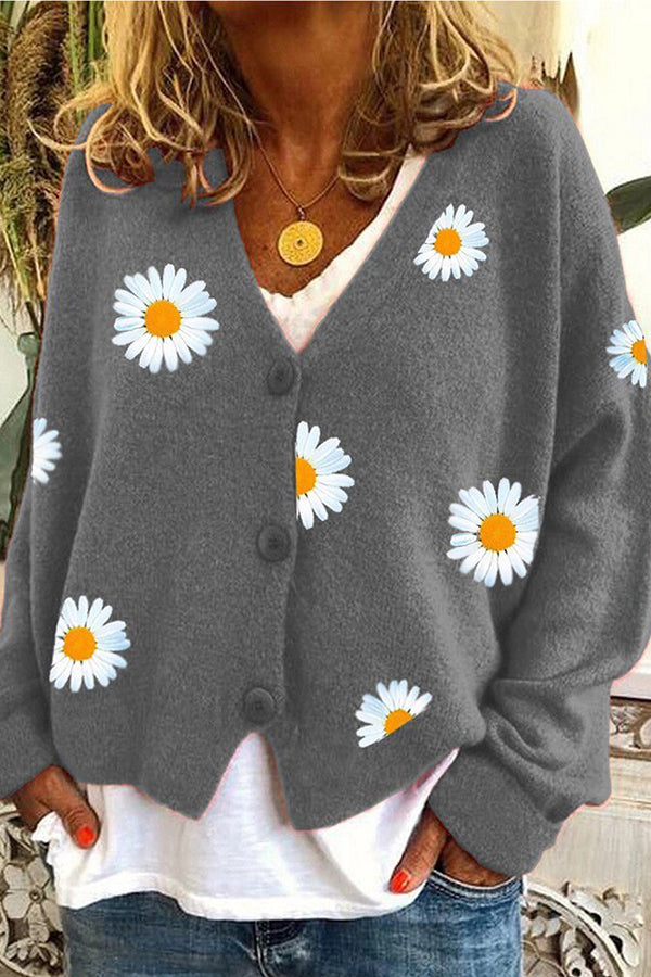 Chrysanthemum Sweater Cardigan