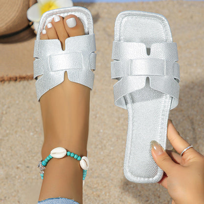 Moxidress Summer Comfy Flat Slide Sandals