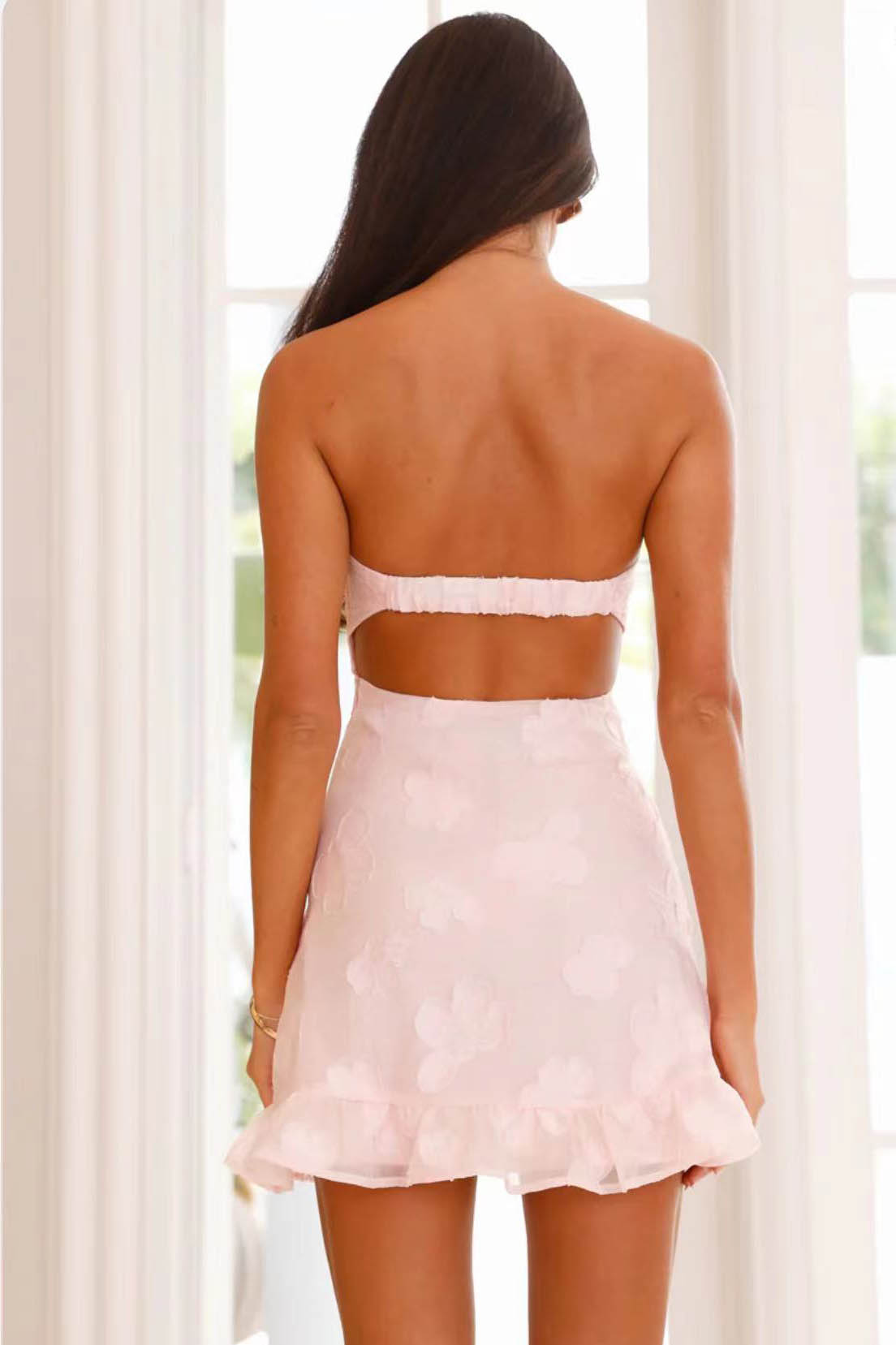Bloom Strapless Mini Dress