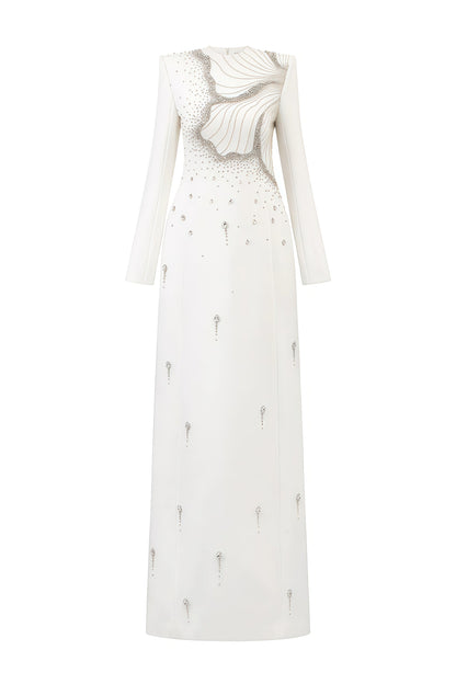 Lalie Crystal Embellished Maxi Dress