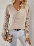 Adriana® | Knitted sweater with lace details