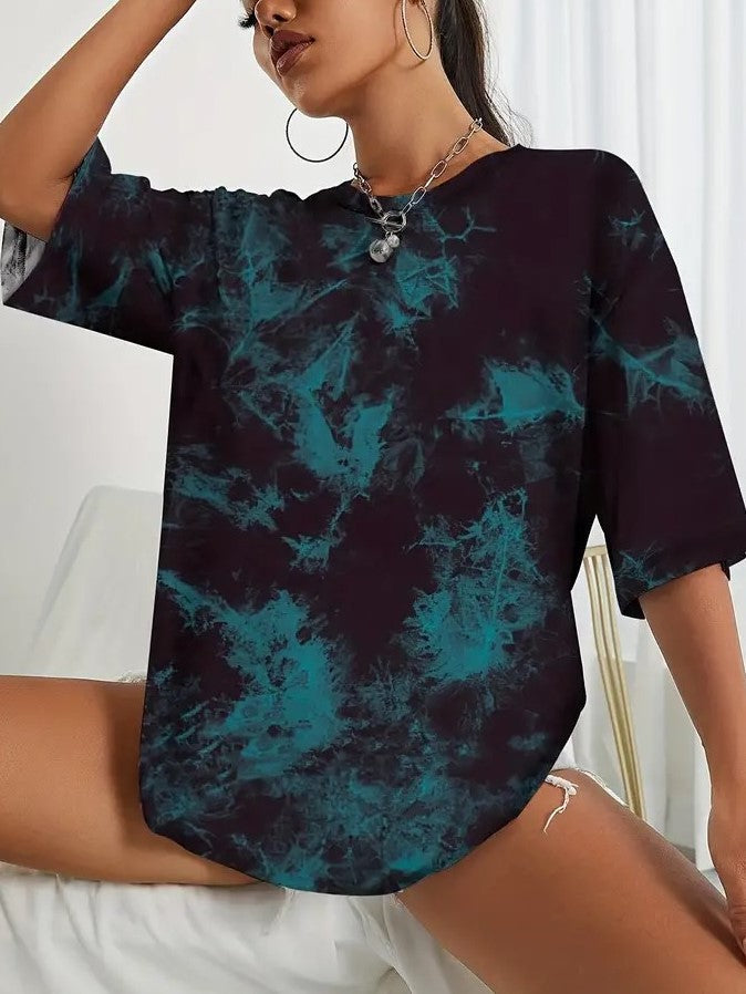 Punk Oversized Tie Dye T-shirt