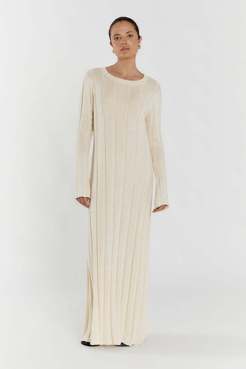 A Line Maxi Sweater Dress