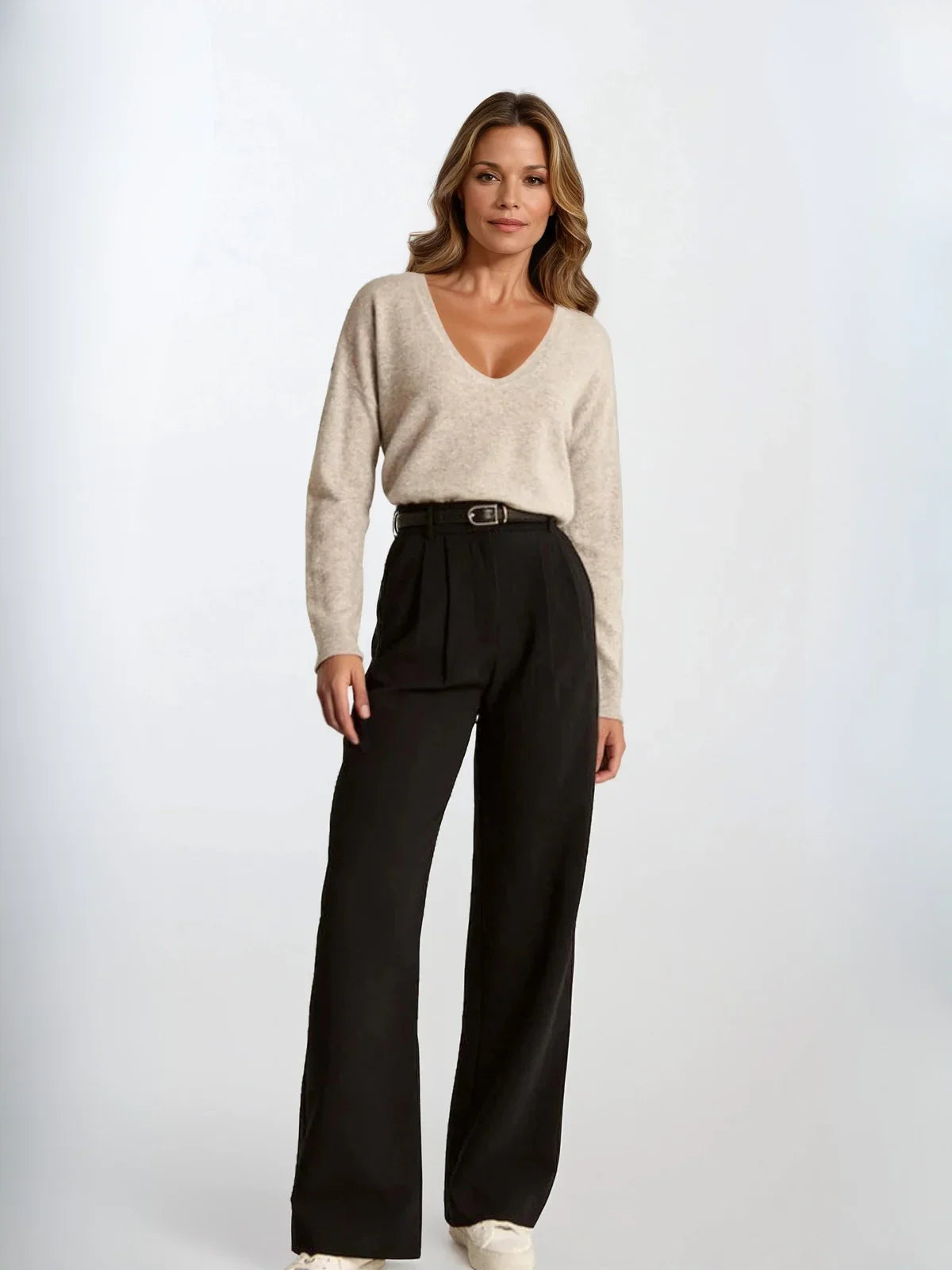 High Waist Wide-leg Pants