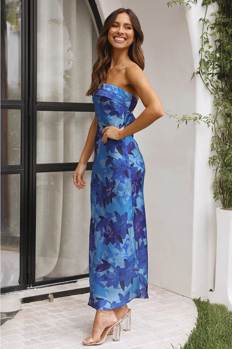 Miya Maxi Dress - Blue