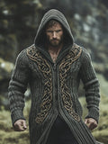 Irish Celtic Myth Men's Hooded Zipper Sweater elevenforest