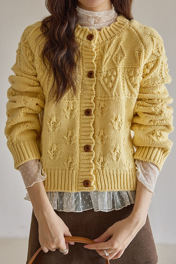 Crochet Knit Cardigan