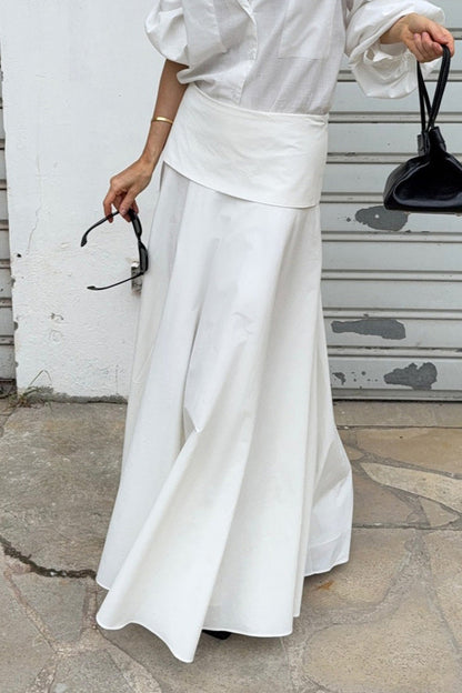 A-line Midi Skirt