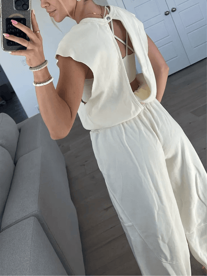 Savannah - Backless Corset Jumpsuit