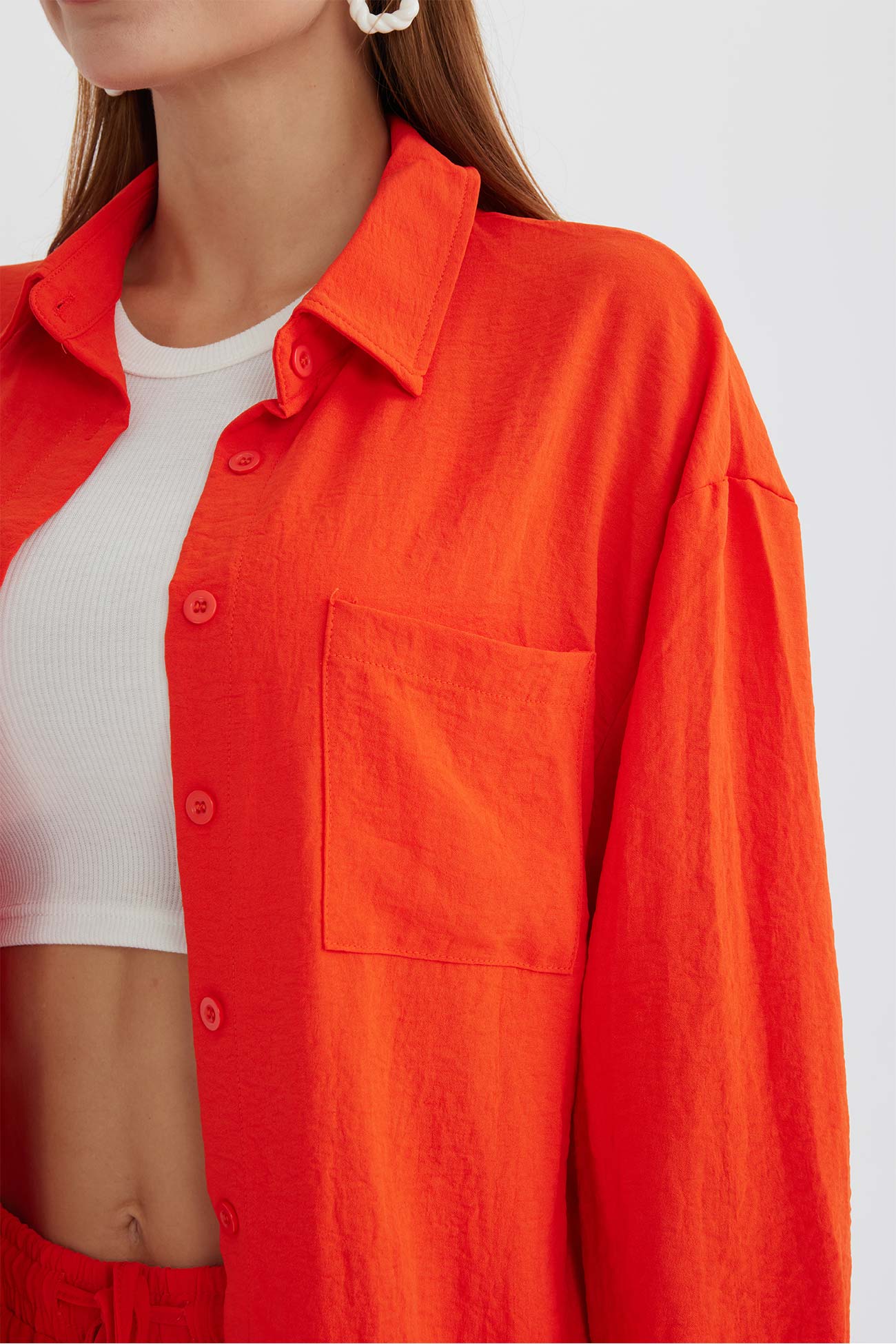 Long Sleeve Color Shirt Long Pants Set