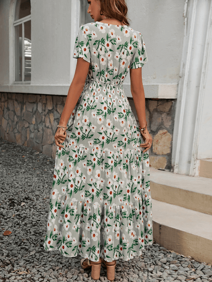 Yasmin V-neck Maxi Dress