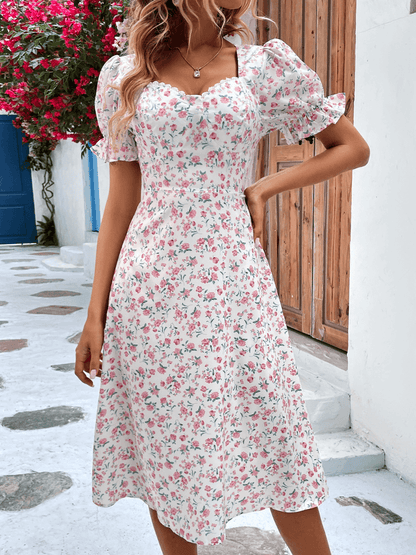 Lucianna Babydoll Mini Dress