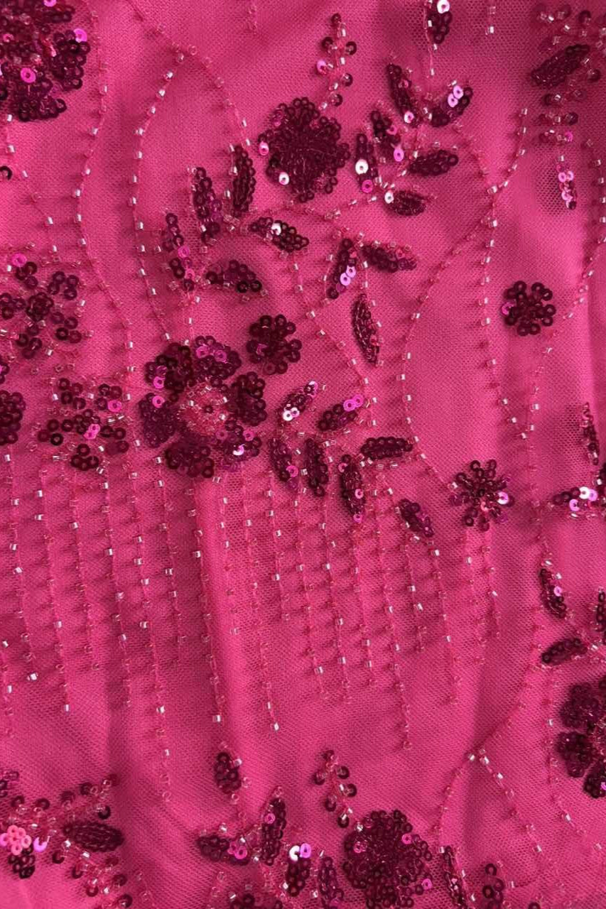 Sparkly Sequin Printed Skirt