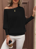 Layla® | Elegant Loose Off-The-Shoulder Sweater