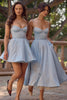 Cinderella Blue Tulle Mini Dress
