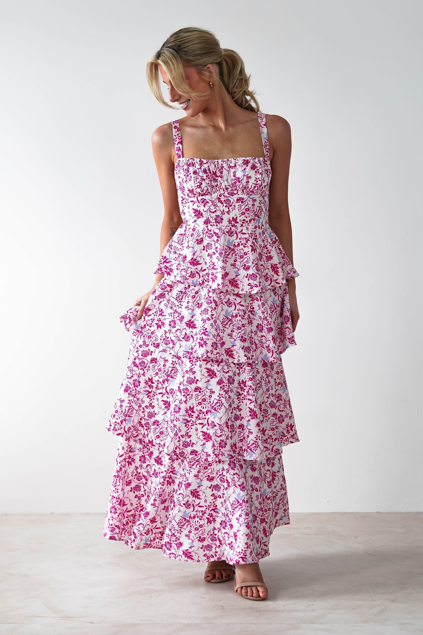 Solaramist™ Ruffle Midi Dress — Step Into Irresistible Confidence That Commands Every Eye