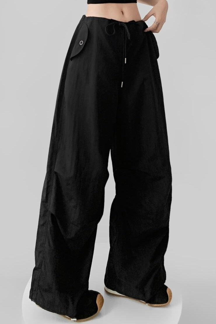 Cargo Wide Leg Relaxed Pants