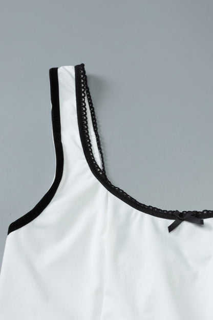U Neck Sleeveless Short Bodycon Mini Dress