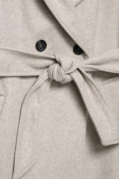 Soft Hooded Loose Fit Overcoat