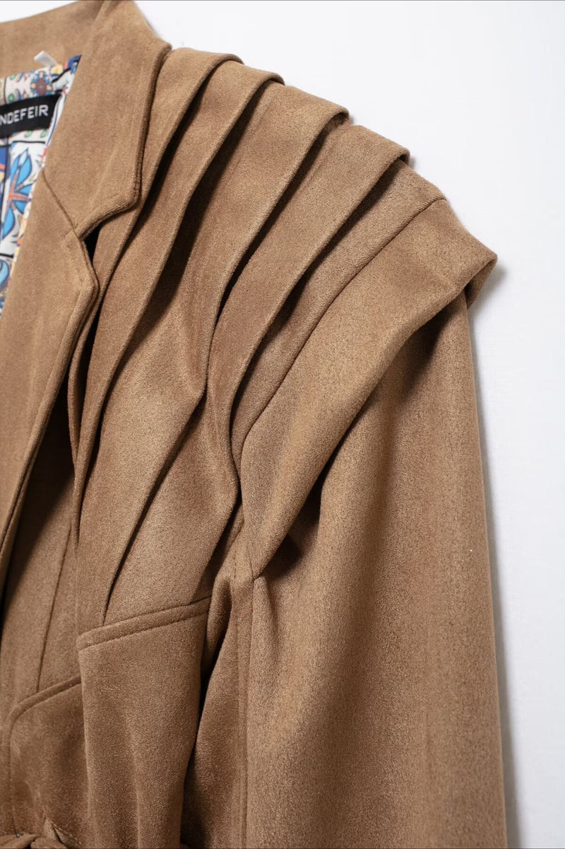 Tie Waist Short Coat