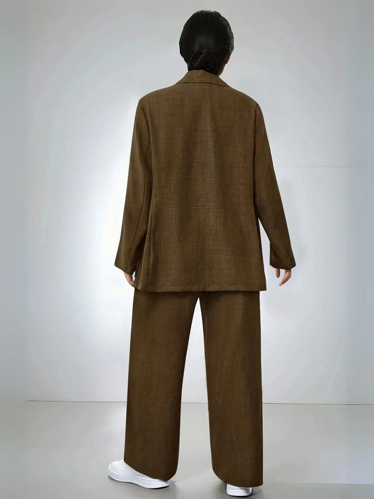 Lapel Suit Jacket and Pants