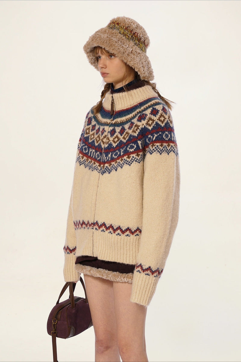 Fair Isle Knit Sweater