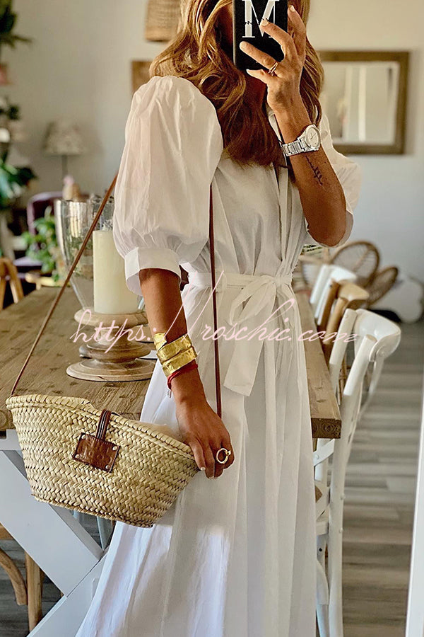 Stella Pocketed Shirt Midi Dress