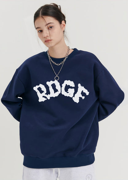 Rdgf Cloud Graphic Oversized Sweatshirt