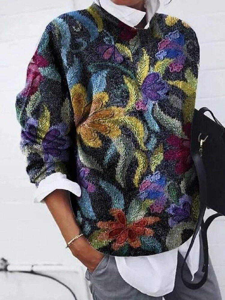 Kimberly® | Trendy floral sweater