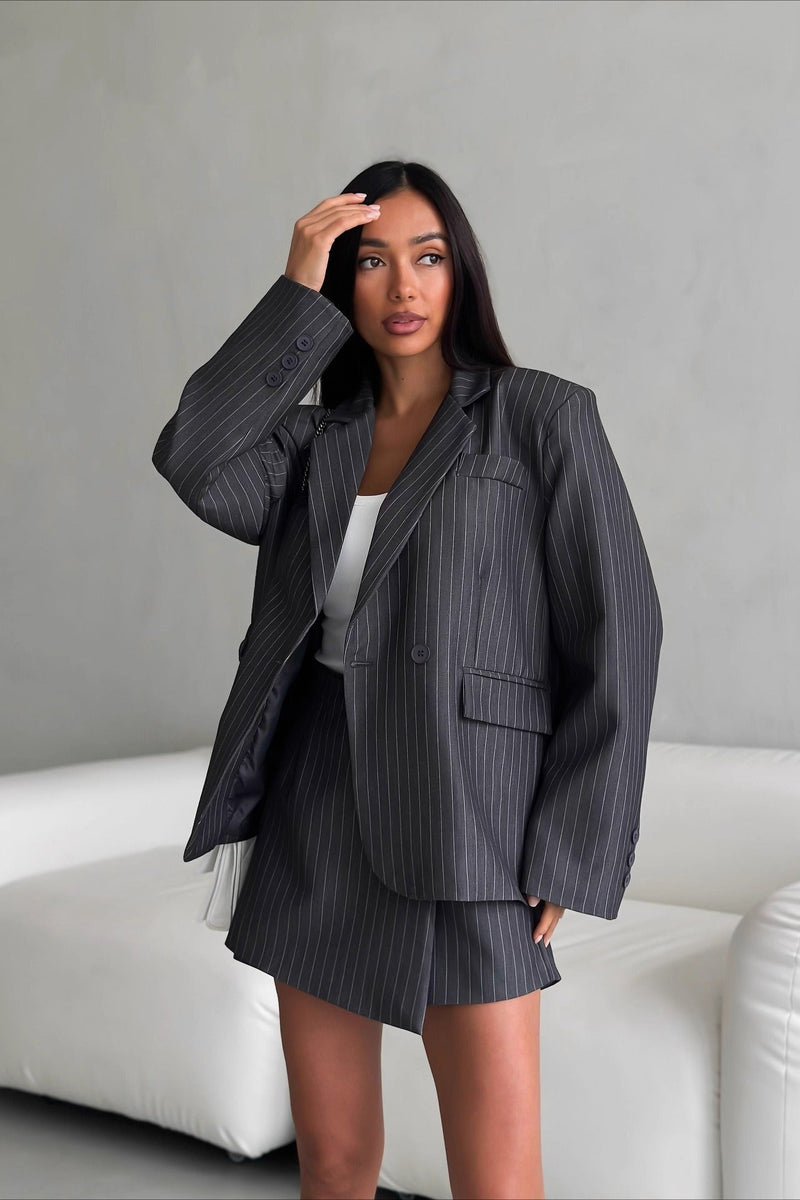 Blazer Two Piece Shorts Set