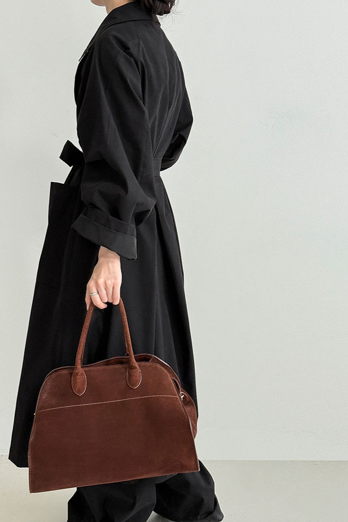 Luxi Loose Large-pocket Unique Overcoat