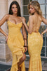 Apricot Lace Up Back Maxi Dress