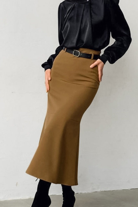 Brown Mermaid Skirt