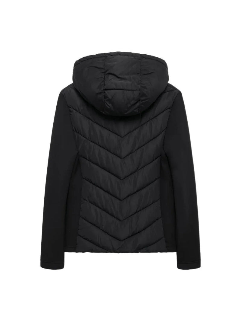 Cotton Padded Coat With Stand Up Collar for Wear