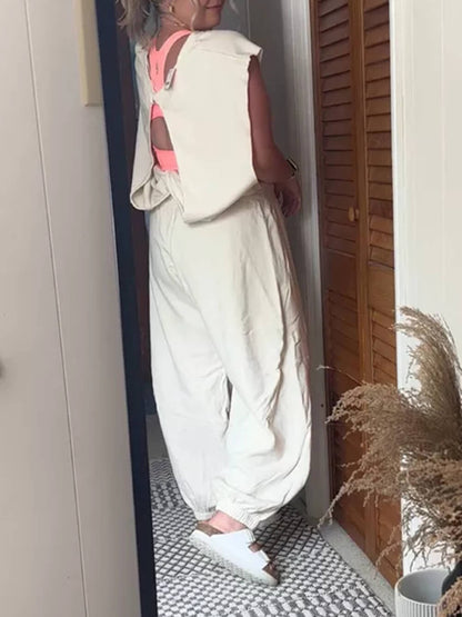 Savannah - Backless Corset Jumpsuit