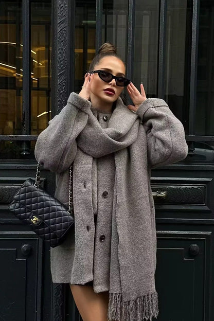 Scarf and Coat Set