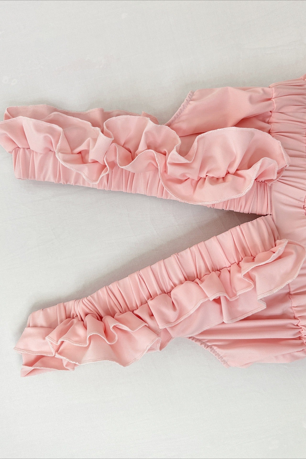 Sleeveless Deep V Ruffle Mini Dress