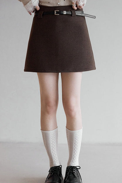 Tartan Textured Skirt