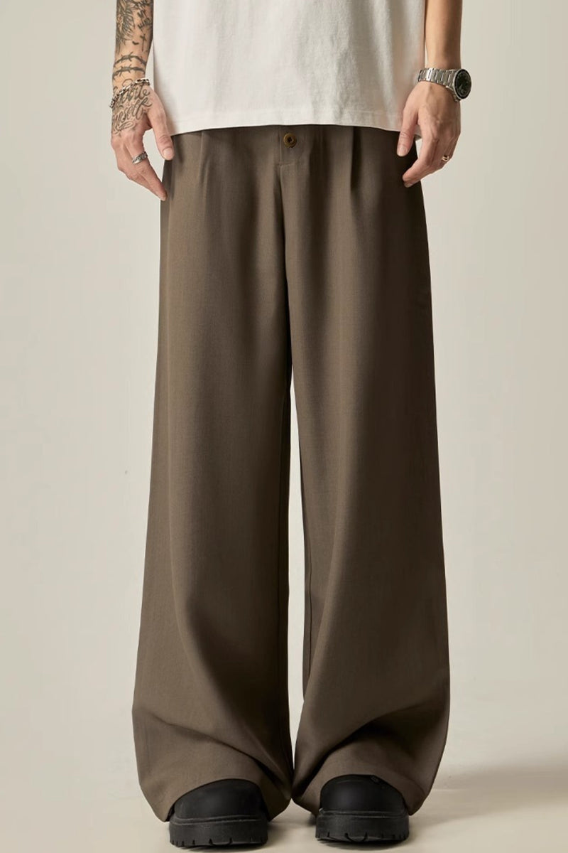 Relaxed Fluid Wide Leg Pants