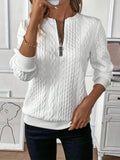 Maria | Elegant Zip-Up Sweater