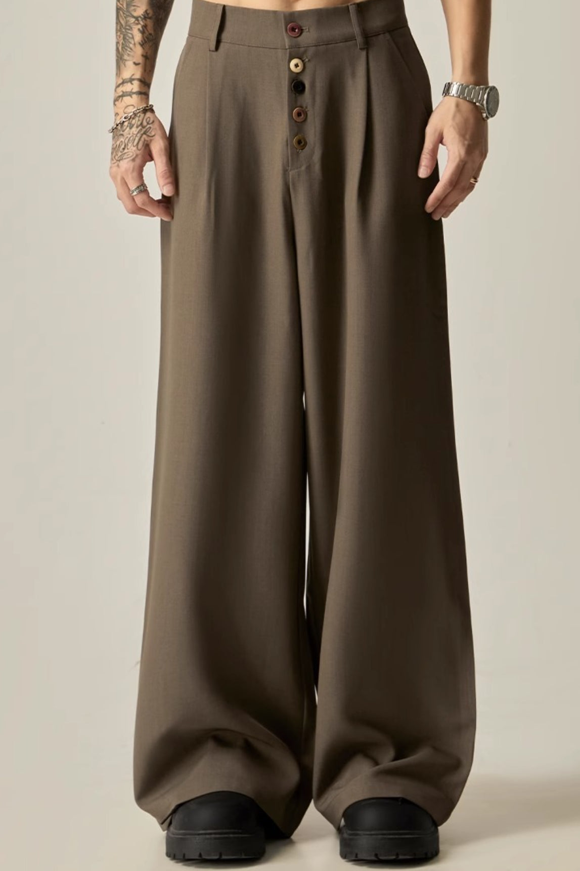 Relaxed Fluid Wide Leg Pants